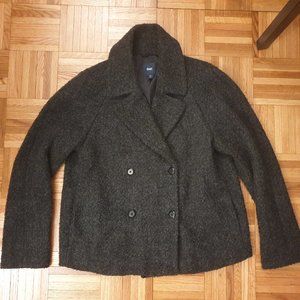 Vintage GAP Wool Blend Coat - dark grey